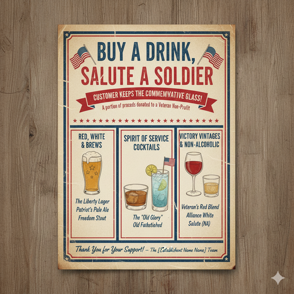 Salute a Soldier marketing materials